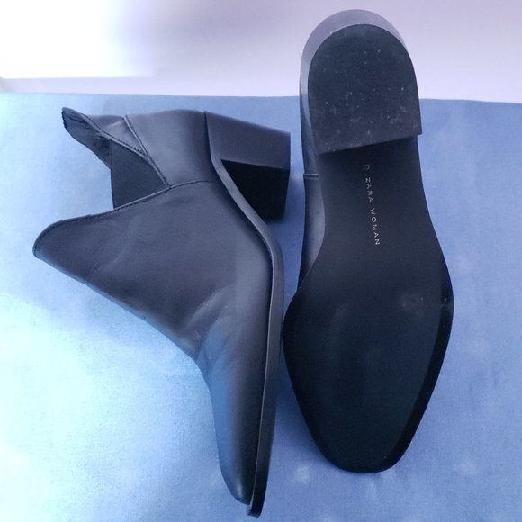 Zara Women's Size 6.5 Black Booties - Pre-Owned - Picture 4 of 4